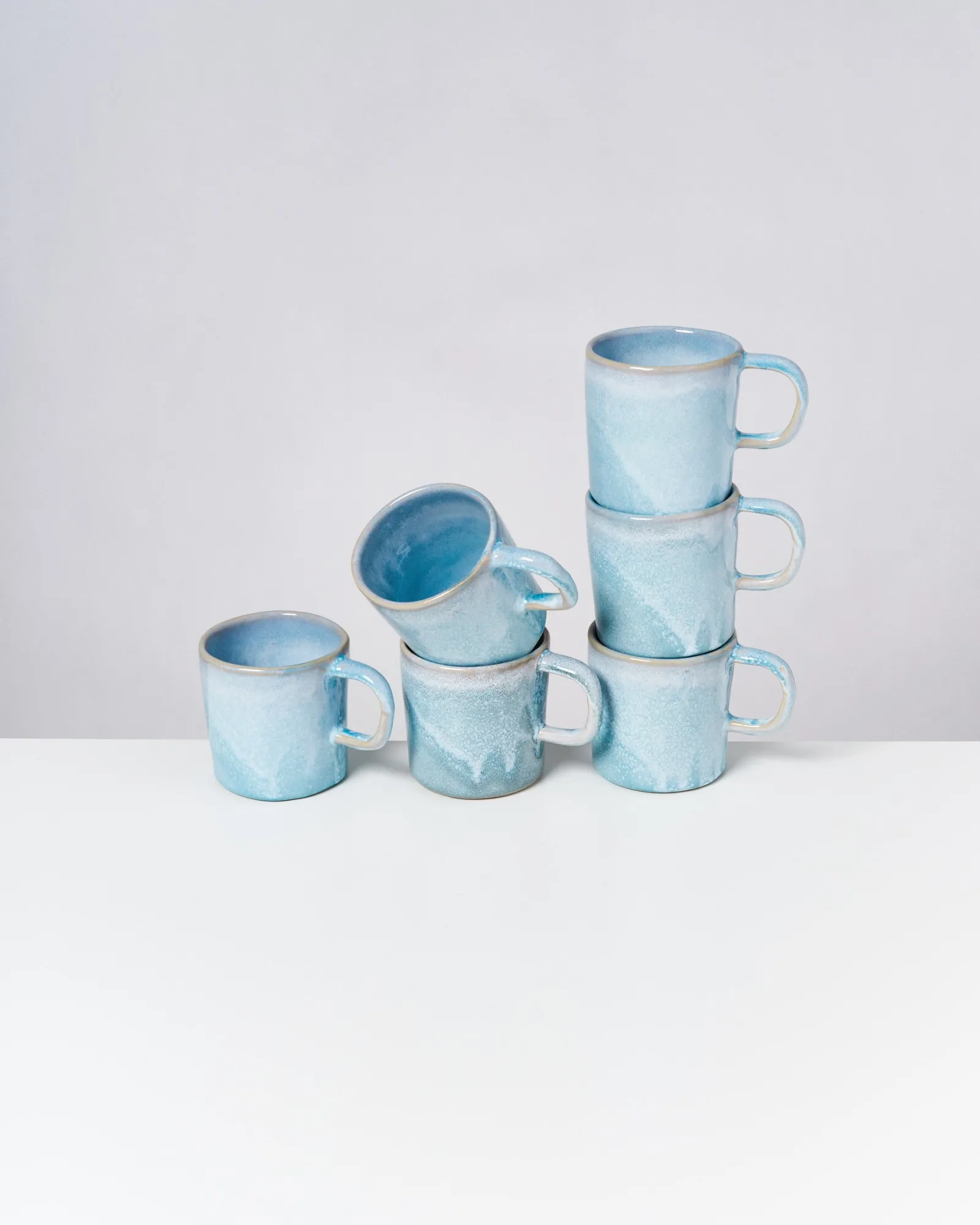 Clearance Motel a Miio Cordoama - Set Of 6 Mugs Big aqua