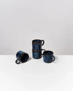 New Motel a Miio Cordoama - Set Of 4 Mugs Small Darkblue dark blue