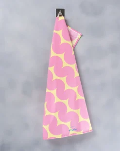 Online Motel a Miio Dishtowel Pink Yellow rosa gelb
