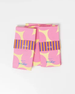 Online Motel a Miio Dishtowel Pink Yellow rosa gelb