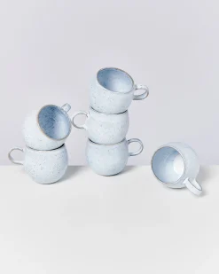 New Motel a Miio Frio - Set Of 6 Mugs Big blau weiß