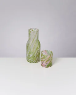 Hot Motel a Miio Joia - Decanter Drops Green Pink grün rosa