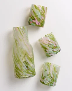 Hot Motel a Miio Joia - Decanter Drops Green Pink grün rosa