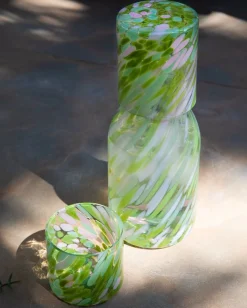 Discount Motel a Miio Joia - Glass Small Drops Green Pink grün rosa