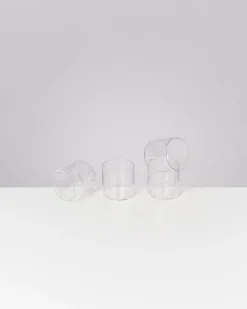 Sale Motel a Miio Joia - Set Of 4 Glasses Flower Classic transparent