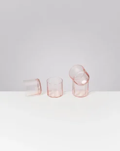 Hot Motel a Miio Joia - Set Of 4 Glasses Flower pink opal