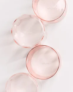 Hot Motel a Miio Joia - Set Of 4 Glasses Flower pink opal