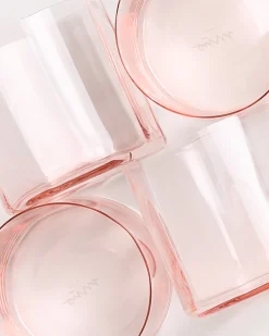 Hot Motel a Miio Joia - Set Of 4 Glasses Flower pink opal