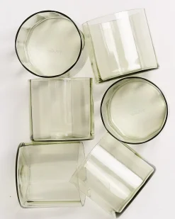 Discount Motel a Miio Joia - Set Of 6 Glasses Flower Emerald smaragd