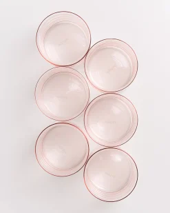Online Motel a Miio Joia - Set Of 6 Glasses Large Bubble pink opal