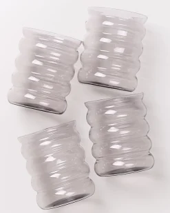 Hot Motel a Miio Joia - Set Of 4 Glasses Large Bubble e amethist