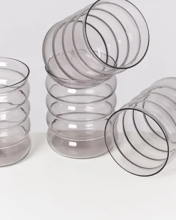 Hot Motel a Miio Joia - Set Of 4 Glasses Large Bubble e amethist