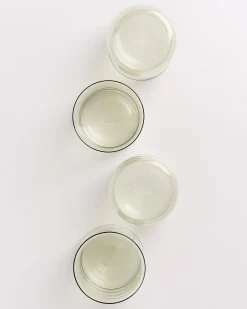 Sale Motel a Miio Joia - Set Of 4 Glasses Large Bubble Emerald smaragd