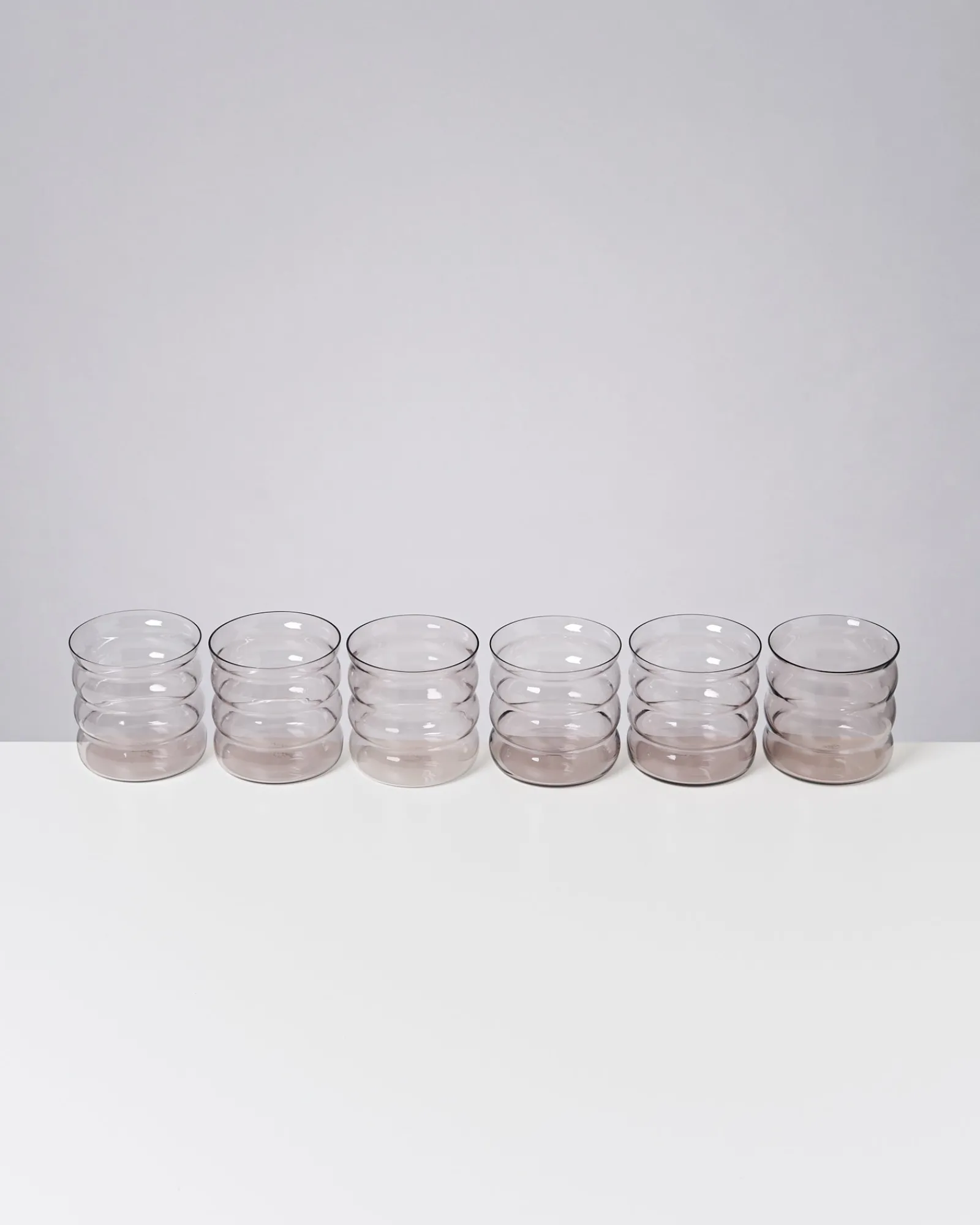 Outlet Motel a Miio Joia 6er Set Glas Bubble amethist