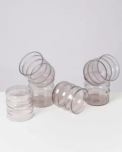 Outlet Motel a Miio Joia 6er Set Glas Bubble amethist