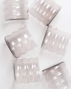 Outlet Motel a Miio Joia 6er Set Glas Bubble amethist