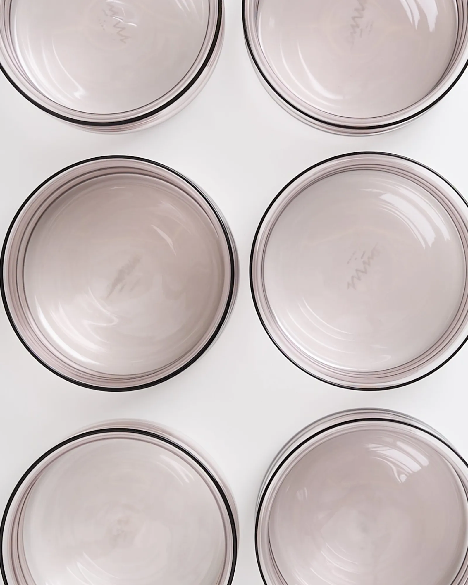 Outlet Motel a Miio Joia 6er Set Glas Bubble amethist