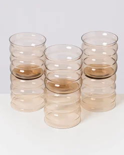 Discount Motel a Miio Joia 6er Set Glas Bubble bronze