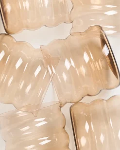 Discount Motel a Miio Joia 6er Set Glas Bubble bronze