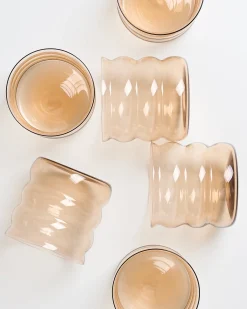 Discount Motel a Miio Joia 6er Set Glas Bubble bronze