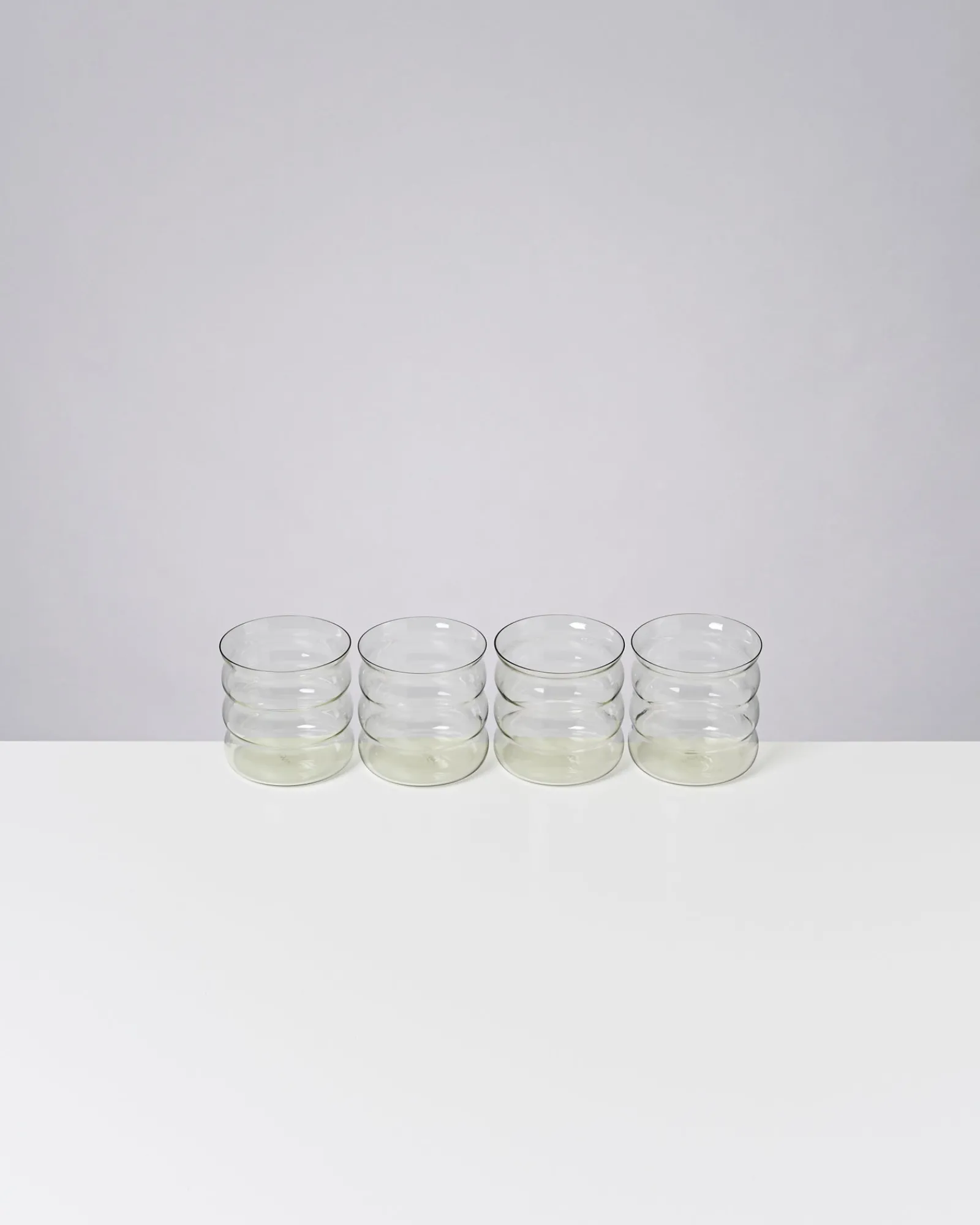 Hot Motel a Miio Joia 4er Set Glas Bubble smaragd