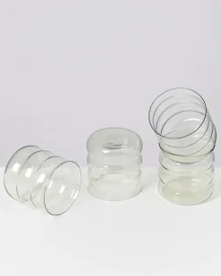 Hot Motel a Miio Joia 4er Set Glas Bubble smaragd