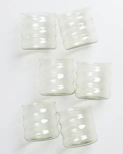 Online Motel a Miio Joia 6er Set Glas Bubble smaragd