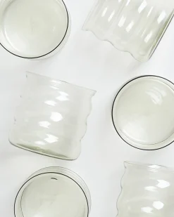 Online Motel a Miio Joia 6er Set Glas Bubble smaragd