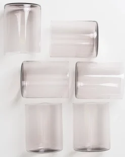 Motel a Miio Joia 6er Set Glas Groß amethist