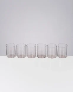 Motel a Miio Joia 6er Set Glas Groß amethist