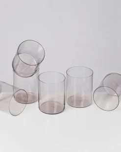 Motel a Miio Joia 6er Set Glas Groß amethist