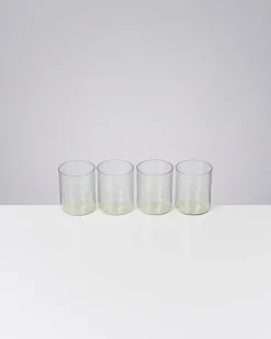 Discount Motel a Miio Joia 4er Set Glas Groß smaragd