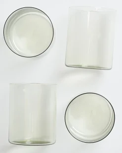 Discount Motel a Miio Joia 4er Set Glas Groß smaragd