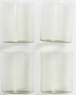 Discount Motel a Miio Joia 4er Set Glas Groß smaragd