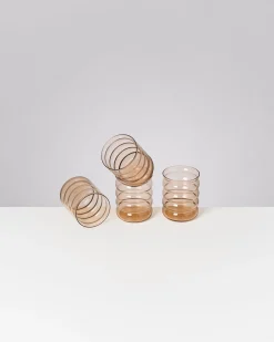 Best Motel a Miio Joia -Set Of 4 Glasses Large Bubble bronze