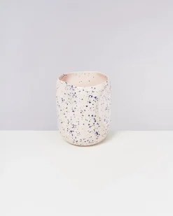 Discount Motel a Miio João Vase L Rose Blue Speckled rosé blau gesprenkelt