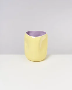 Outlet Motel a Miio João Vase L Yellow Lilac gelb lila