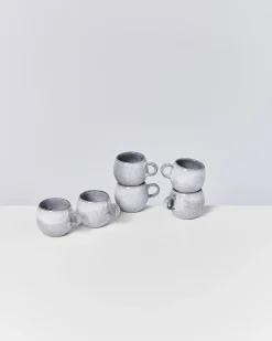 Motel a Miio Mae - Set Of 6 Espressomugs Grey Gray