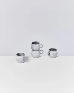 Discount Motel a Miio Mae - Set Of 4 Espressomugs Grey Gray