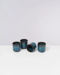 Discount Motel a Miio Melides - Set Of 4 Cups Small Oceanblue ocean blue