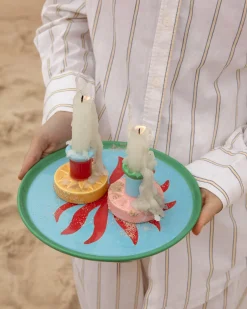 Outlet Motel a Miio X Isis-Maria Brisa Candleholder Pink Blue rosa blau