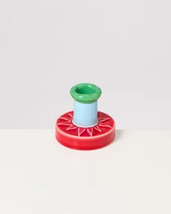 New Motel a Miio X Isis-Maria Brisa Candleholder Red Blue rot blau