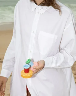 Outlet Motel a Miio X Isis-Maria Brisa Candleholder Yellow Red gelb rot