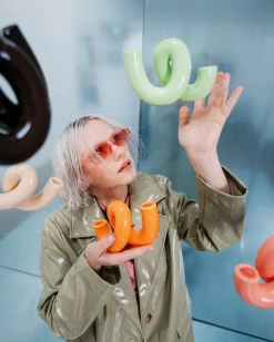 Motel a Miio X Ju Schnee Mala Candle Holder cappuccino