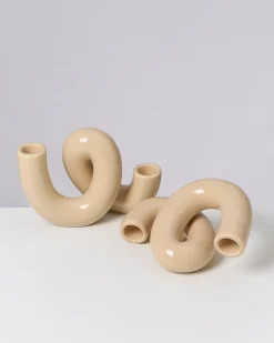 Motel a Miio X Ju Schnee Mala Candle Holder cappuccino