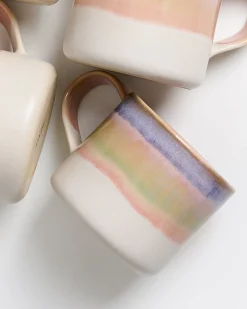 Clearance Motel a Miio Nódoa - Mug Dipped pink blue