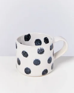 Outlet Motel a Miio Nódoa - Set Of 6 Mugs Black Dots schwarze Punkte