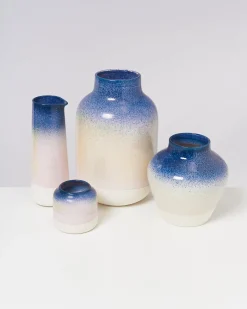 New Motel a Miio Nuno Vase L - Blue Rose Speckled blue pink speckled