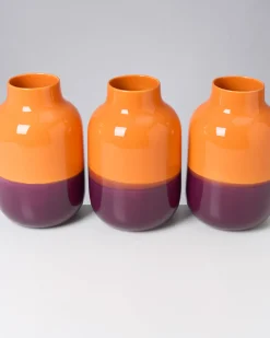 New Motel a Miio Nuno Vase L - orange darklilac