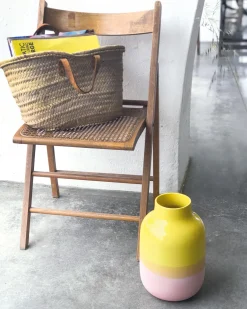 Clearance Motel a Miio Nuno Vase L - yellow rose